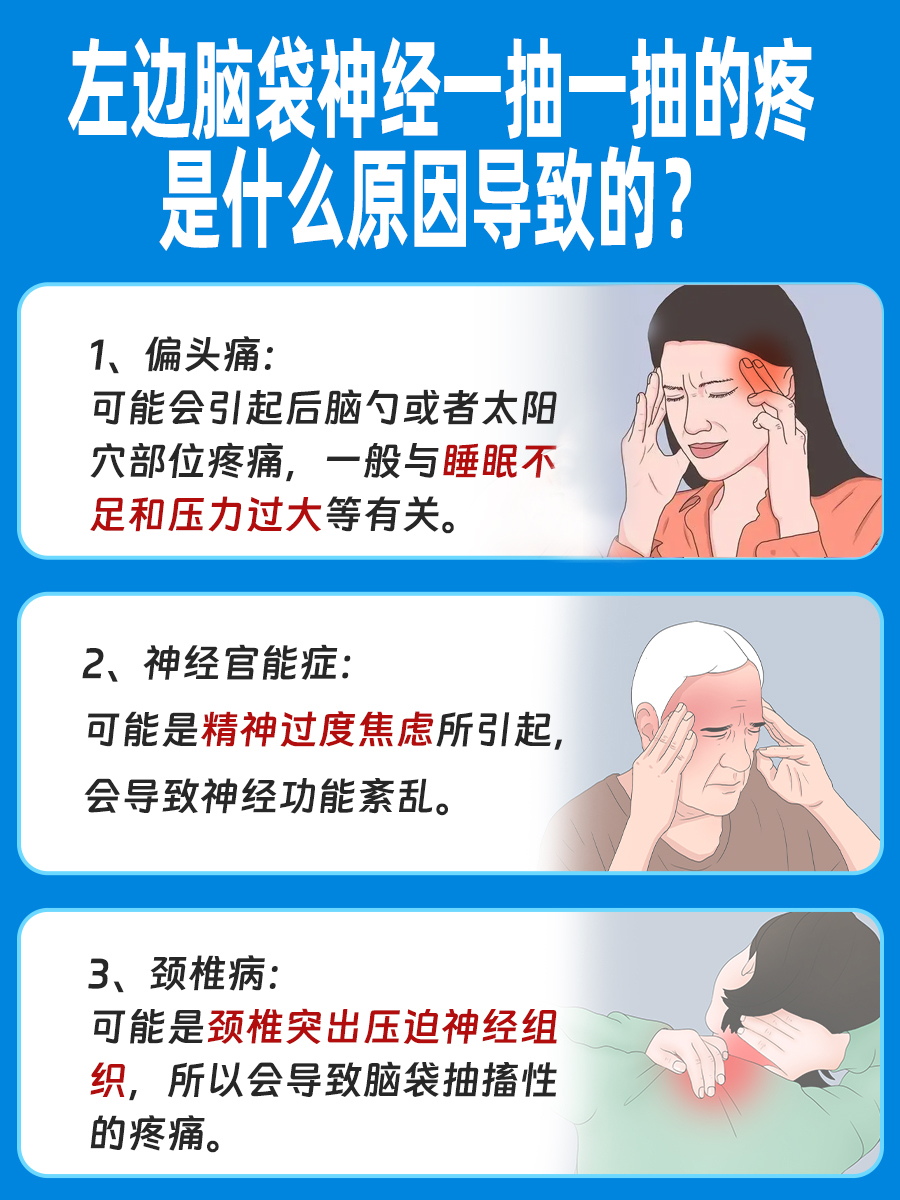 左边脑神经一抽一抽的疼,医生带你揭秘真相