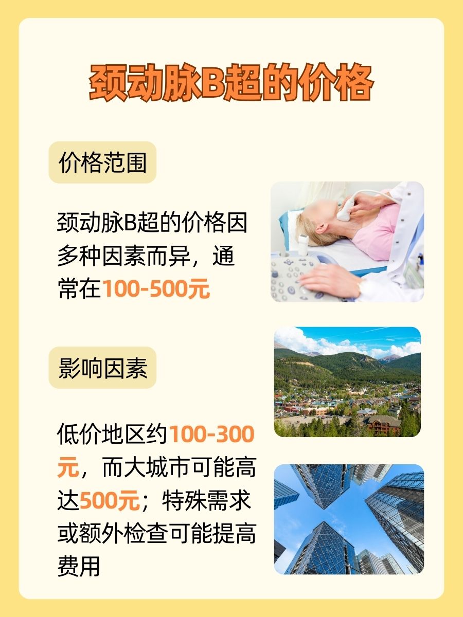 颈动脉B超费用大公开，快来一探究竟！