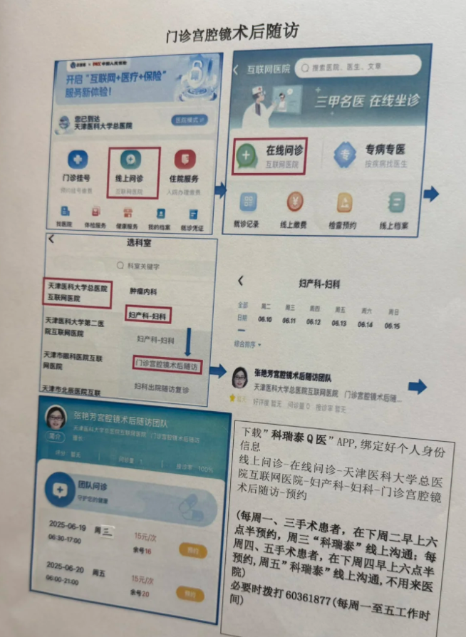 天津医科大学总医院宫腔镜检查流程(附图)