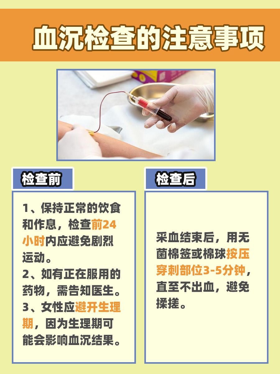 一文解读：什么是血沉？
