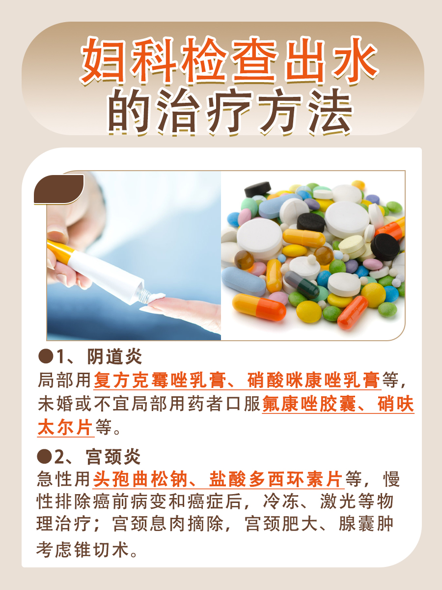 医生解答：妇科检查出水了怎么办