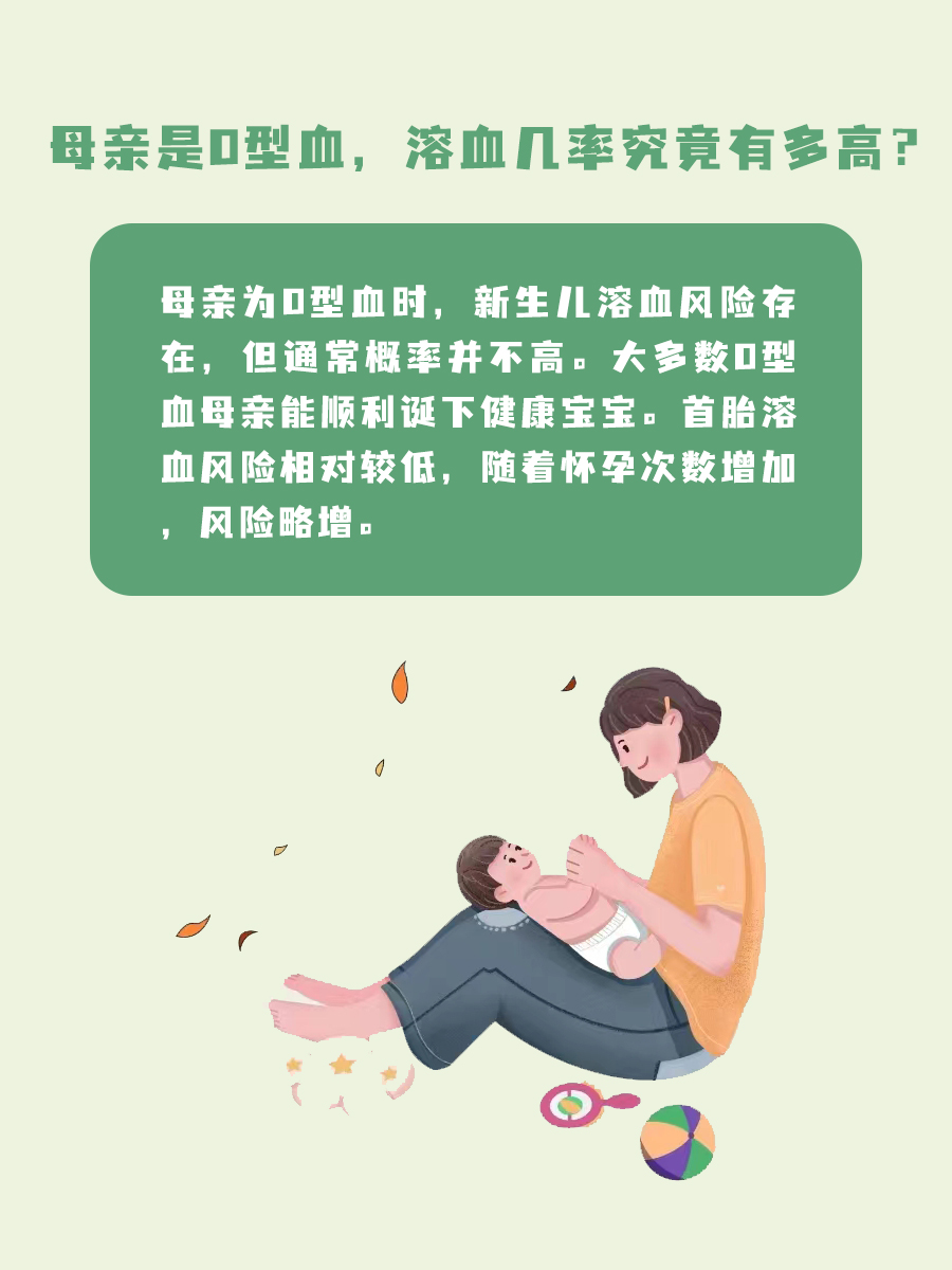 母亲是O型血，溶血几率究竟有多高？