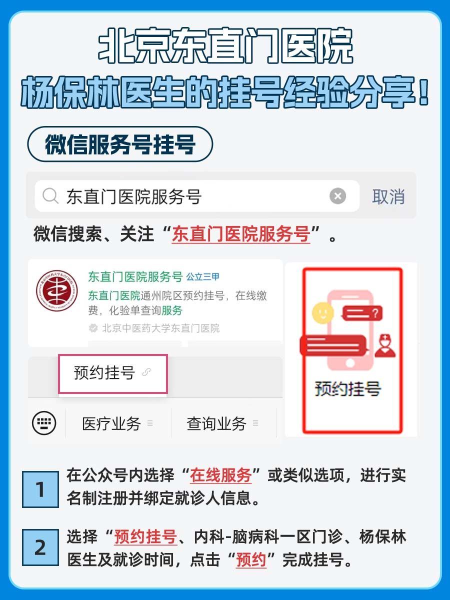 北京东直门医院杨保林医生怎么样?怎么挂号?