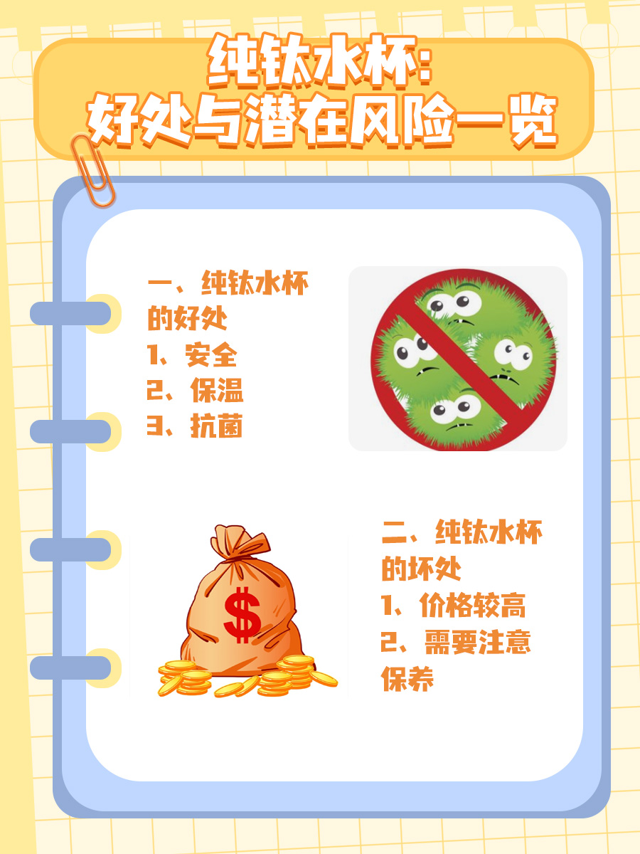 纯钛水杯：对人体的好处与潜在风险一览