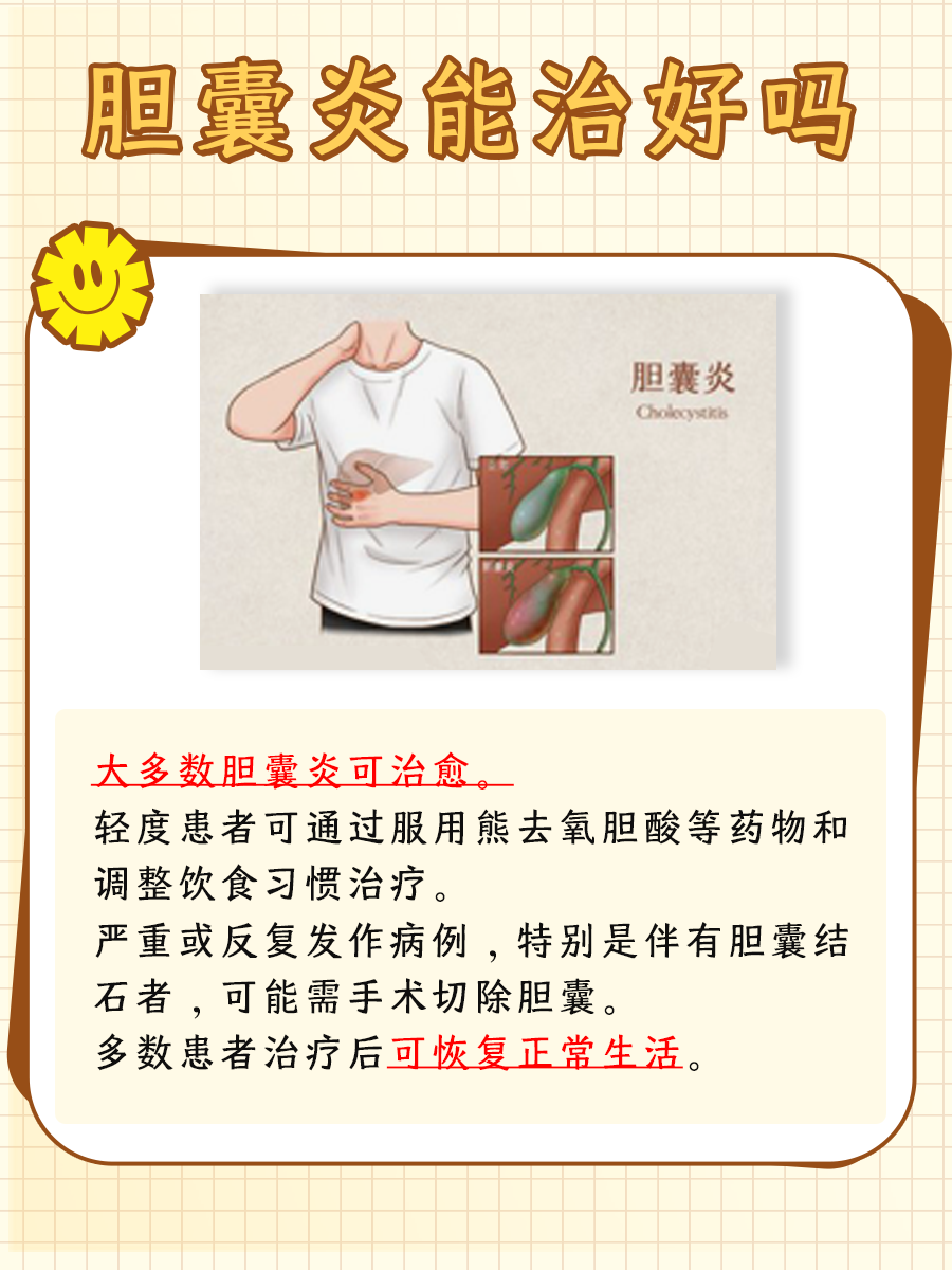 胆囊炎能治愈吗？专家给出答案！