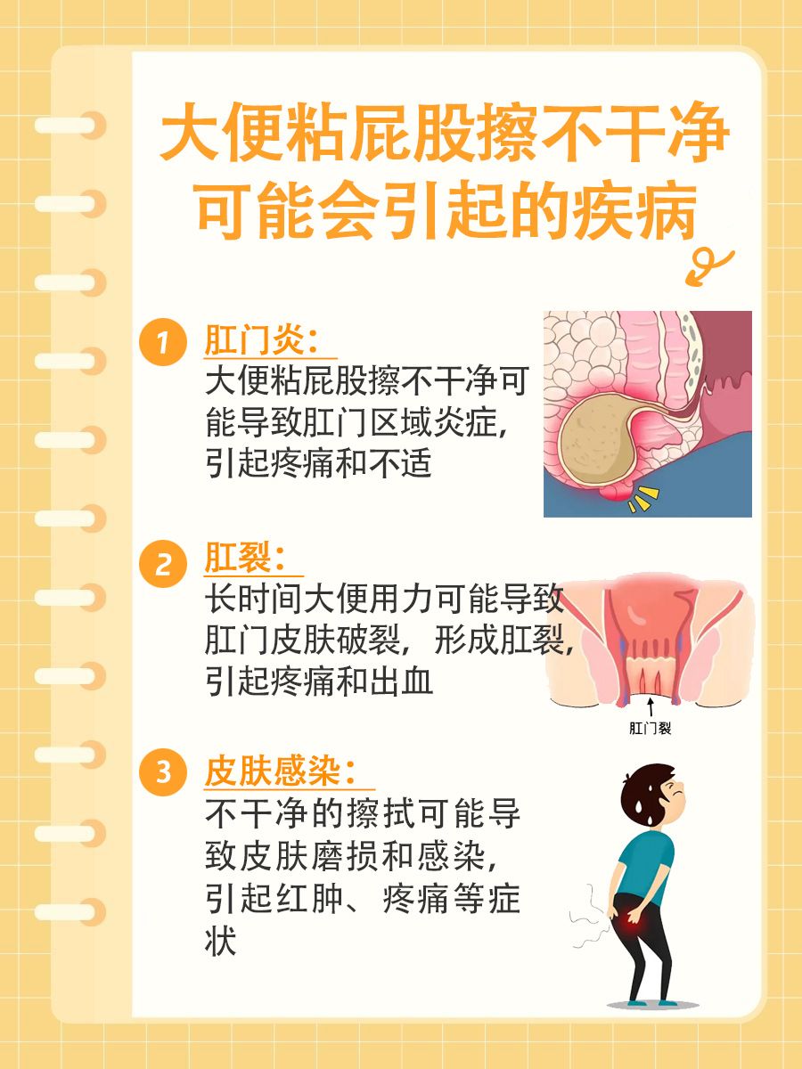 大便粘屁股擦不干净:揭秘其原因!