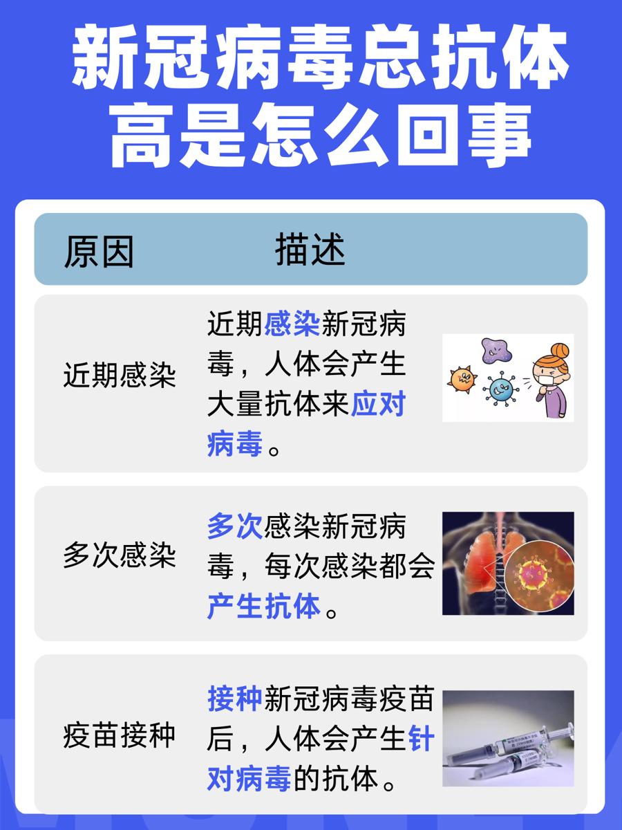 新冠病毒总抗体水平升高：背后的含义与影响