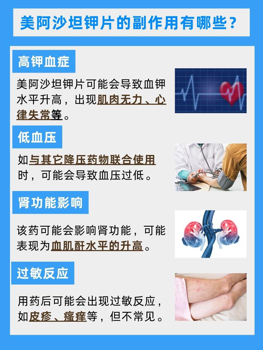 警惕！美阿沙坦钾片的副作用