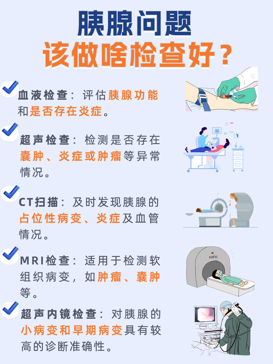 胰腺问题,该做啥检查才准确?