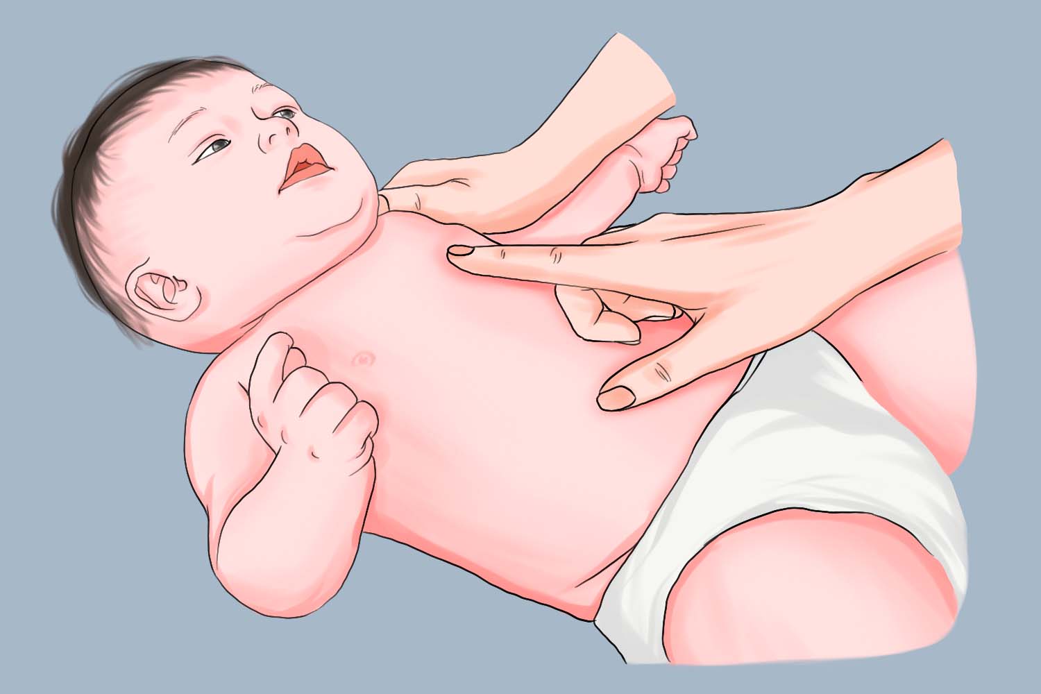 新生儿心尖搏动位于什么位置 新生儿心尖搏动位于什么位置