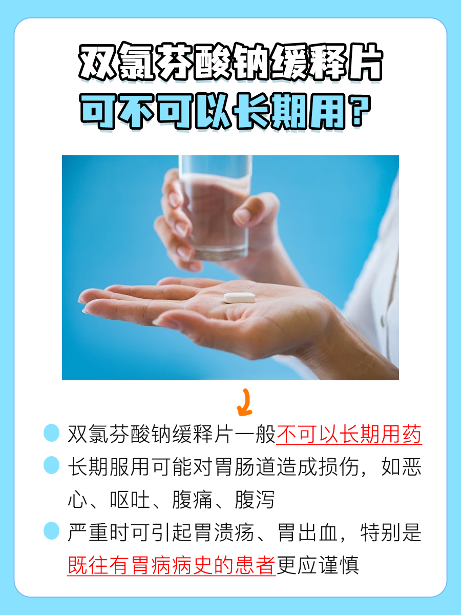 探索：双氯芬酸钠缓释片能长期服用吗？
