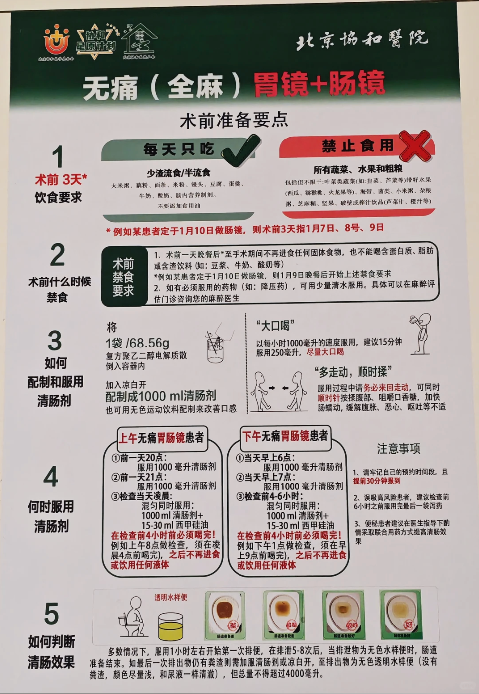 北京协和医院胃镜检查流程(附图)