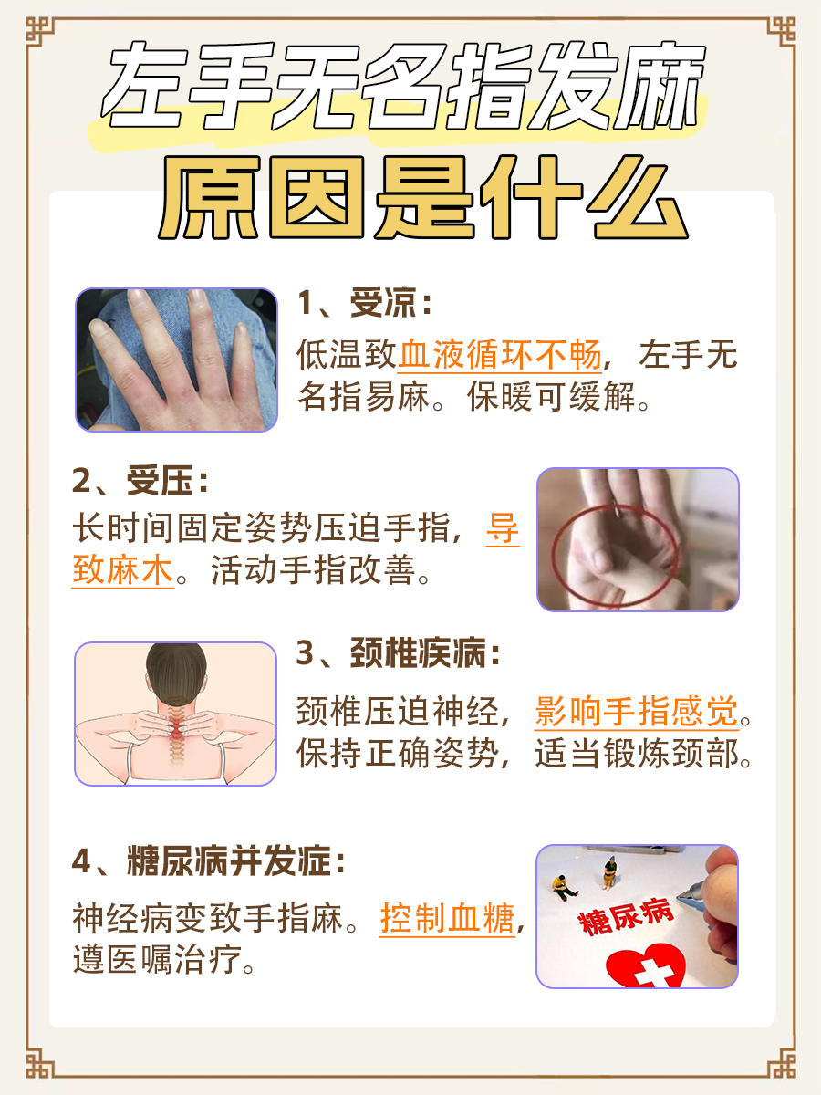 左手无名指发麻？这些原因你可能没想到