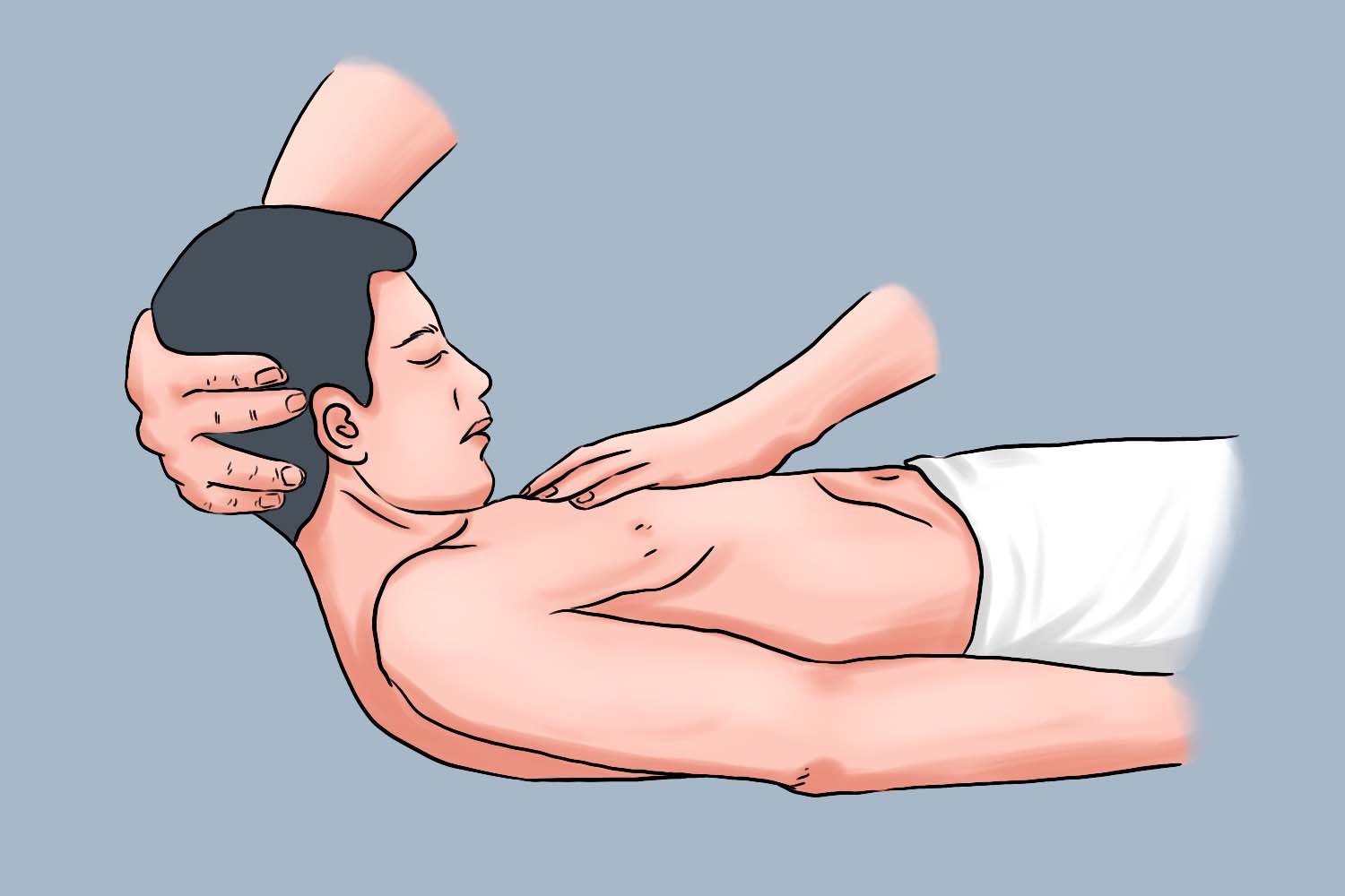 颈强直图 颈强直图