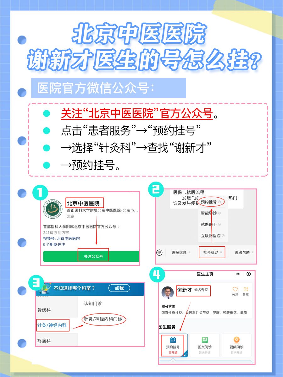 北京中医医院谢新才医生怎么样？怎么挂号？