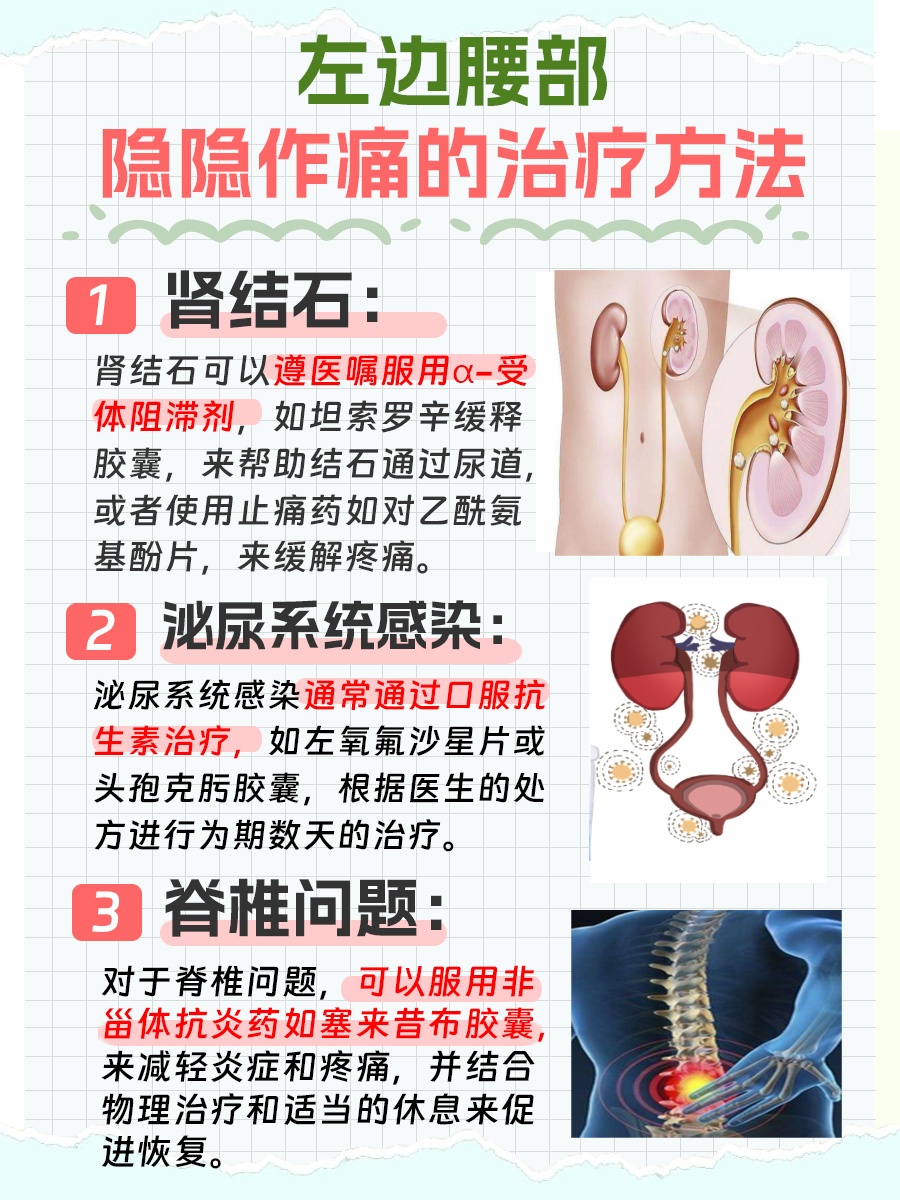 左边腰部隐隐作痛，要警惕这些病！