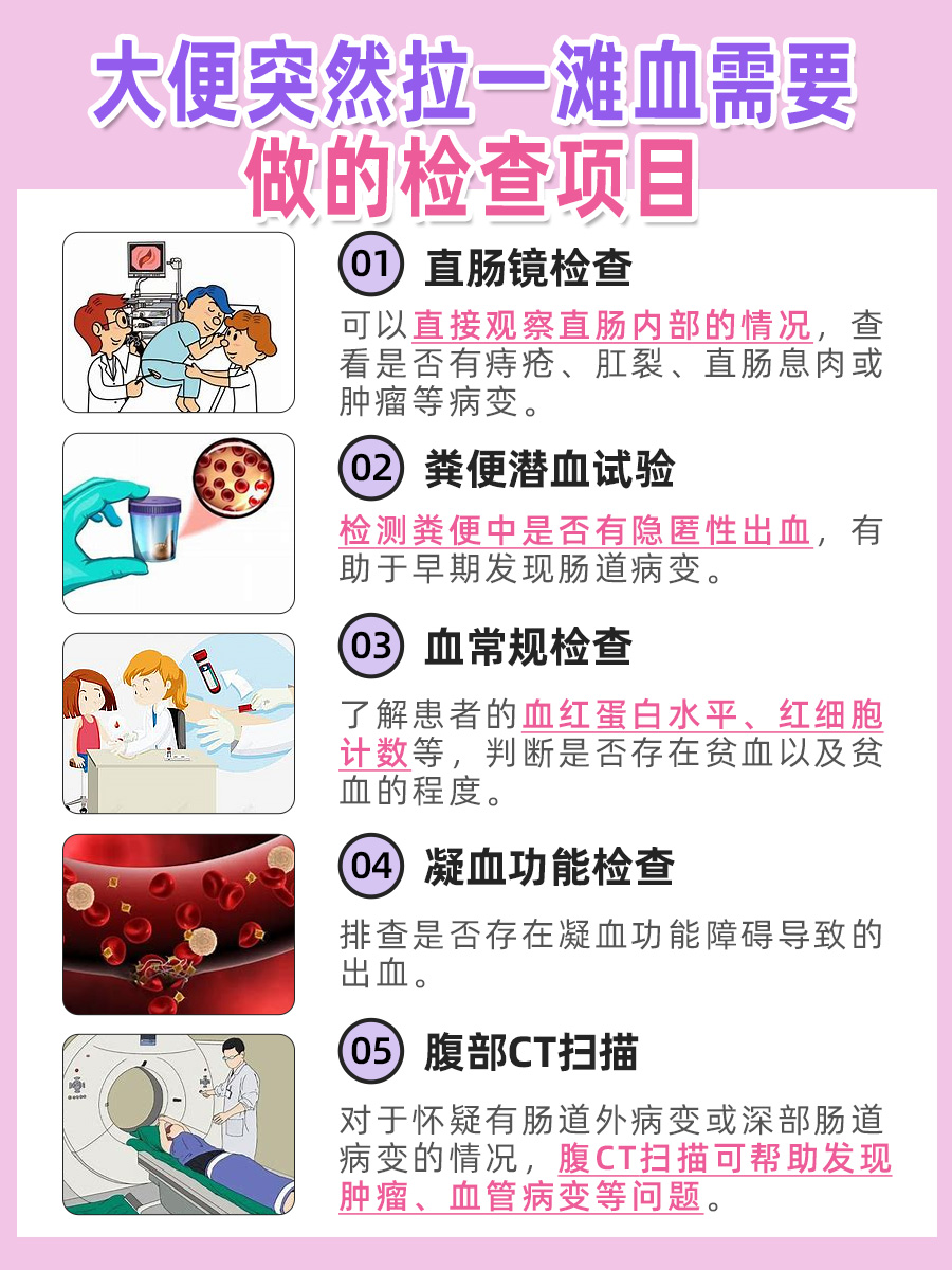 大便突然拉了一滩血不要怕，医生告诉你原因