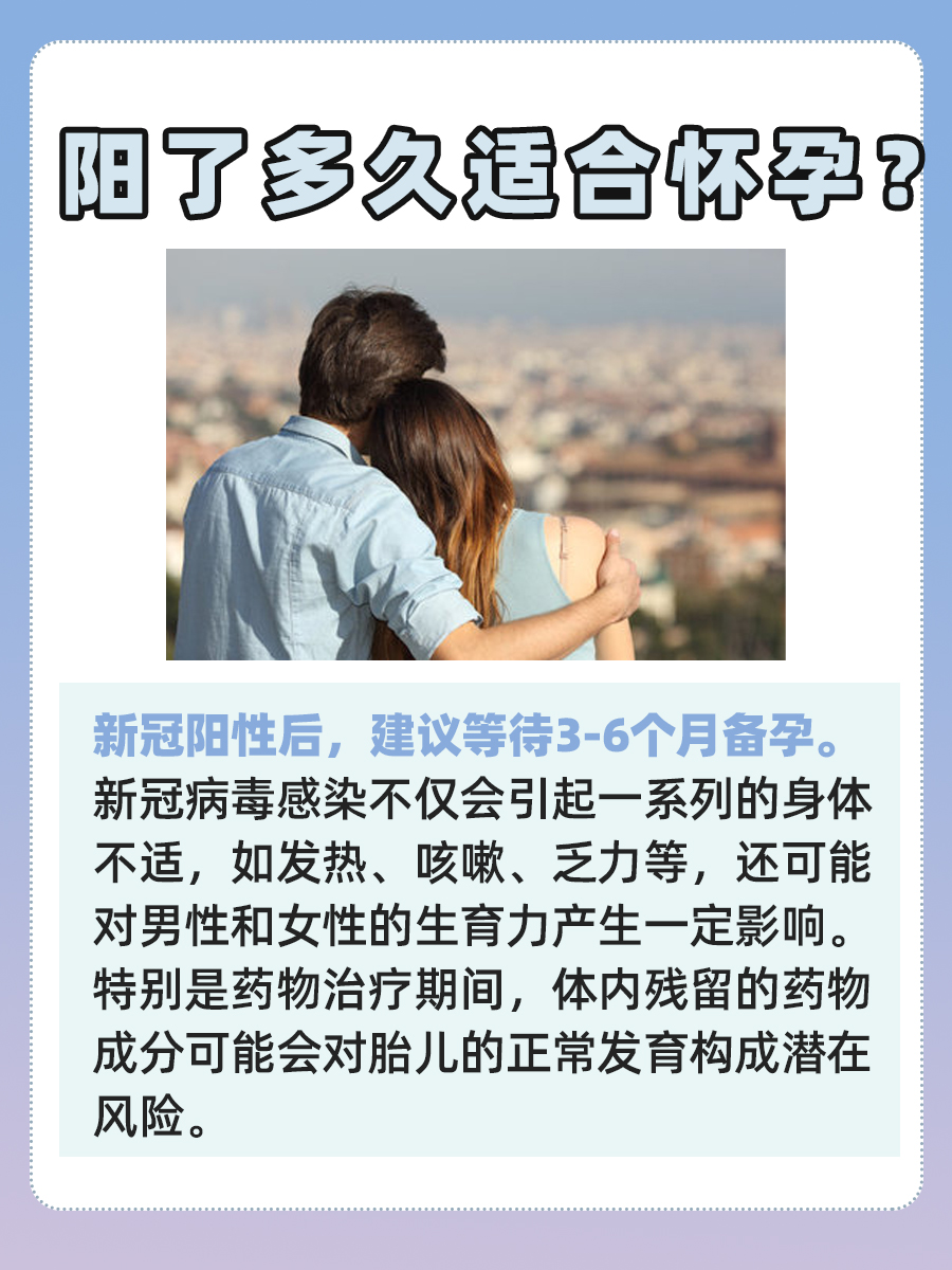 阳了多久适合怀孕，你知道吗？