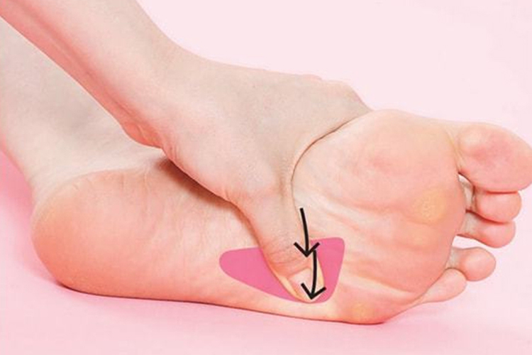 足底肝反射区图 足底肝反射区图