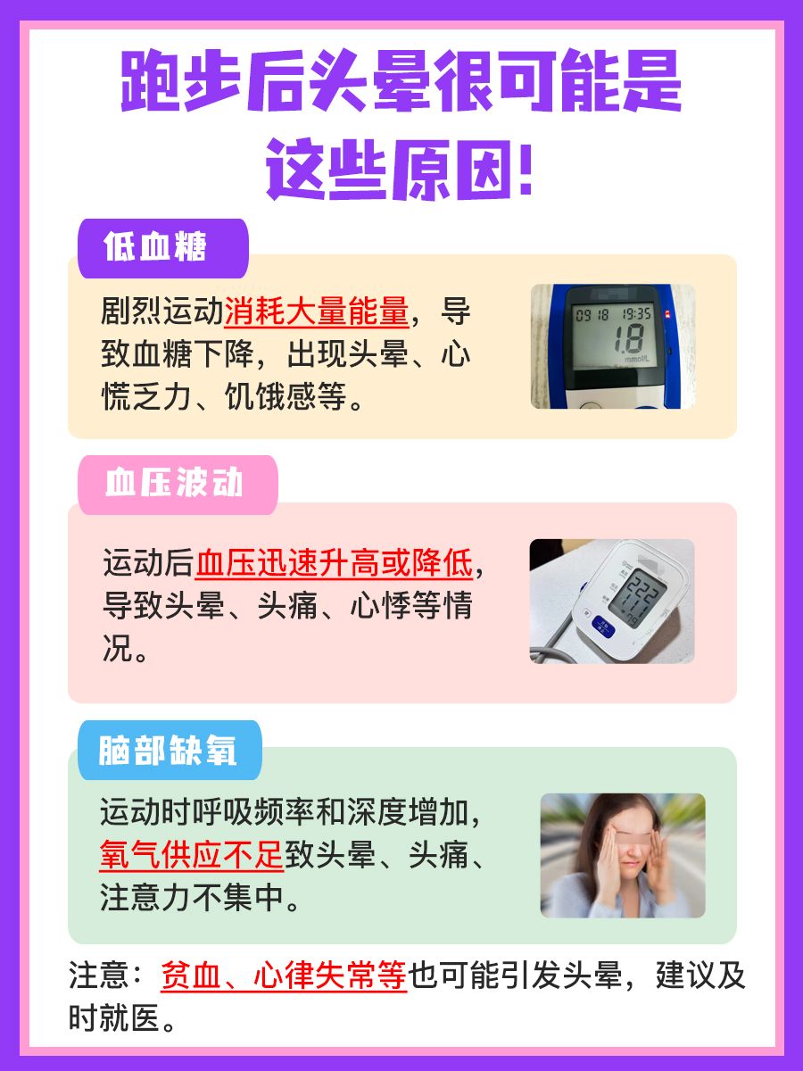 跑完步头晕?可能是这些原因在作怪!