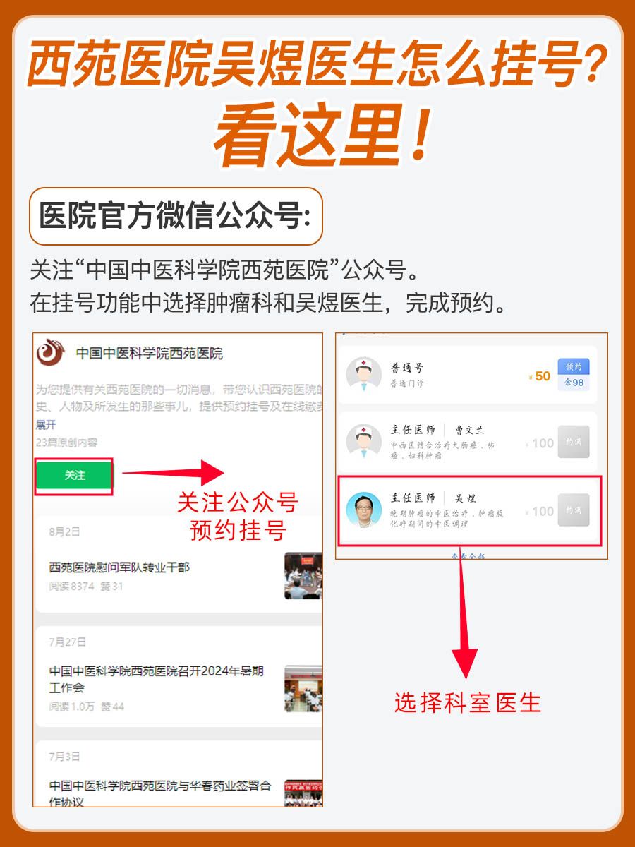 西苑医院吴煜医生怎么样？怎么挂号？
