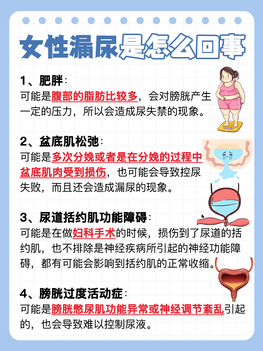 女性漏尿的真相，医生解答来啦！