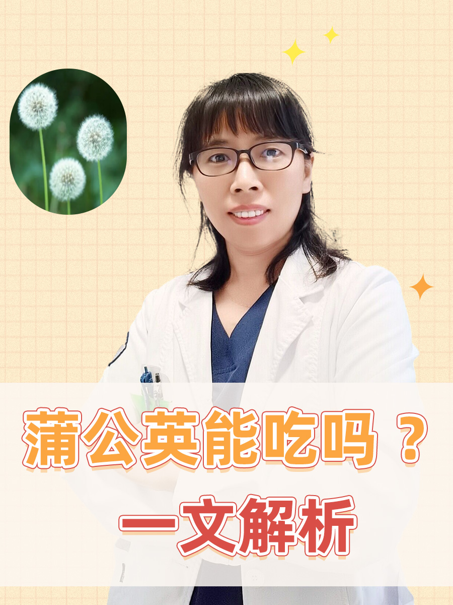 蒲公英能吃吗 ？一文解析