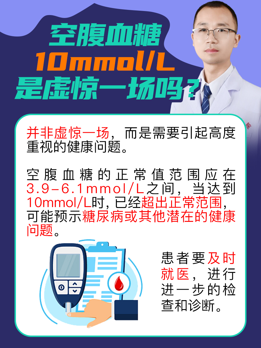 空腹血糖10mmol/L，是虚惊一场吗？