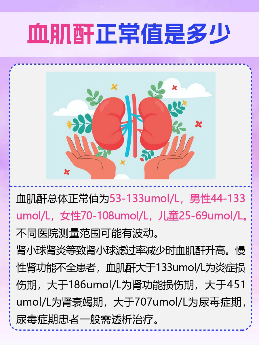 医生解答：血肌酐正常值是多少