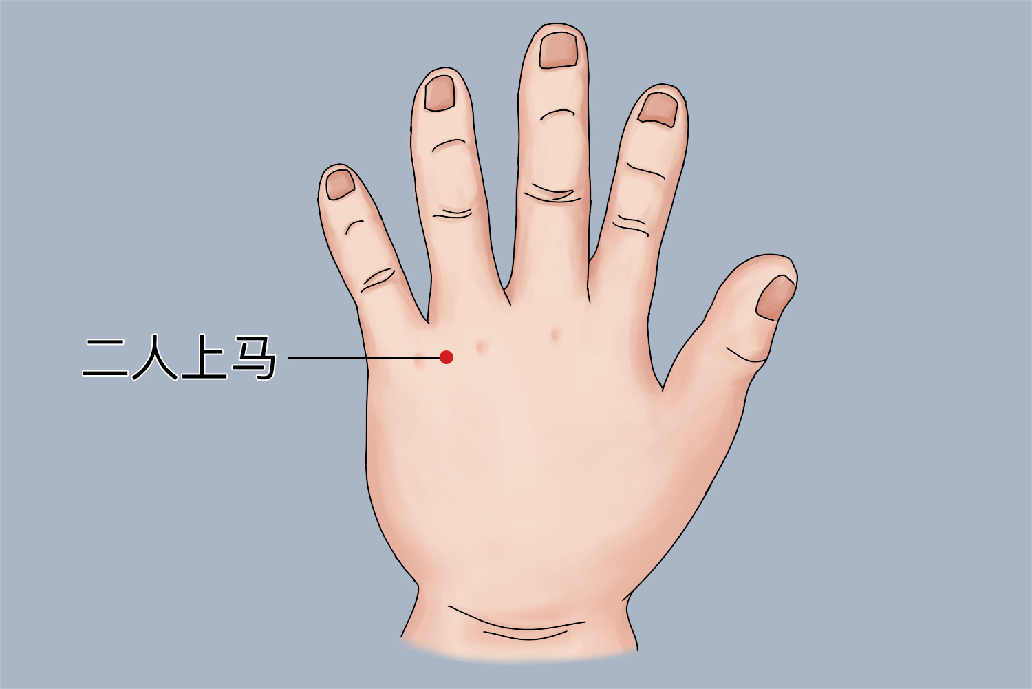 二人上马位置图