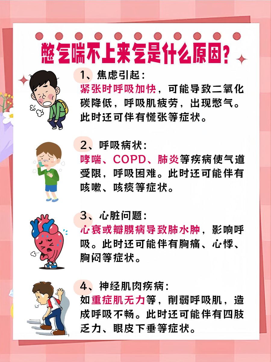 医生解析，憋气喘不上来气是什么原因？