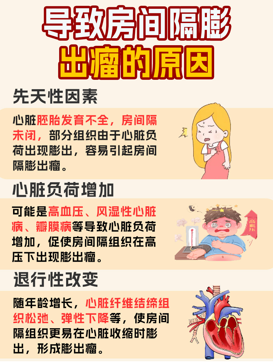 房间隔膨出瘤是何原因？又该如何应对？