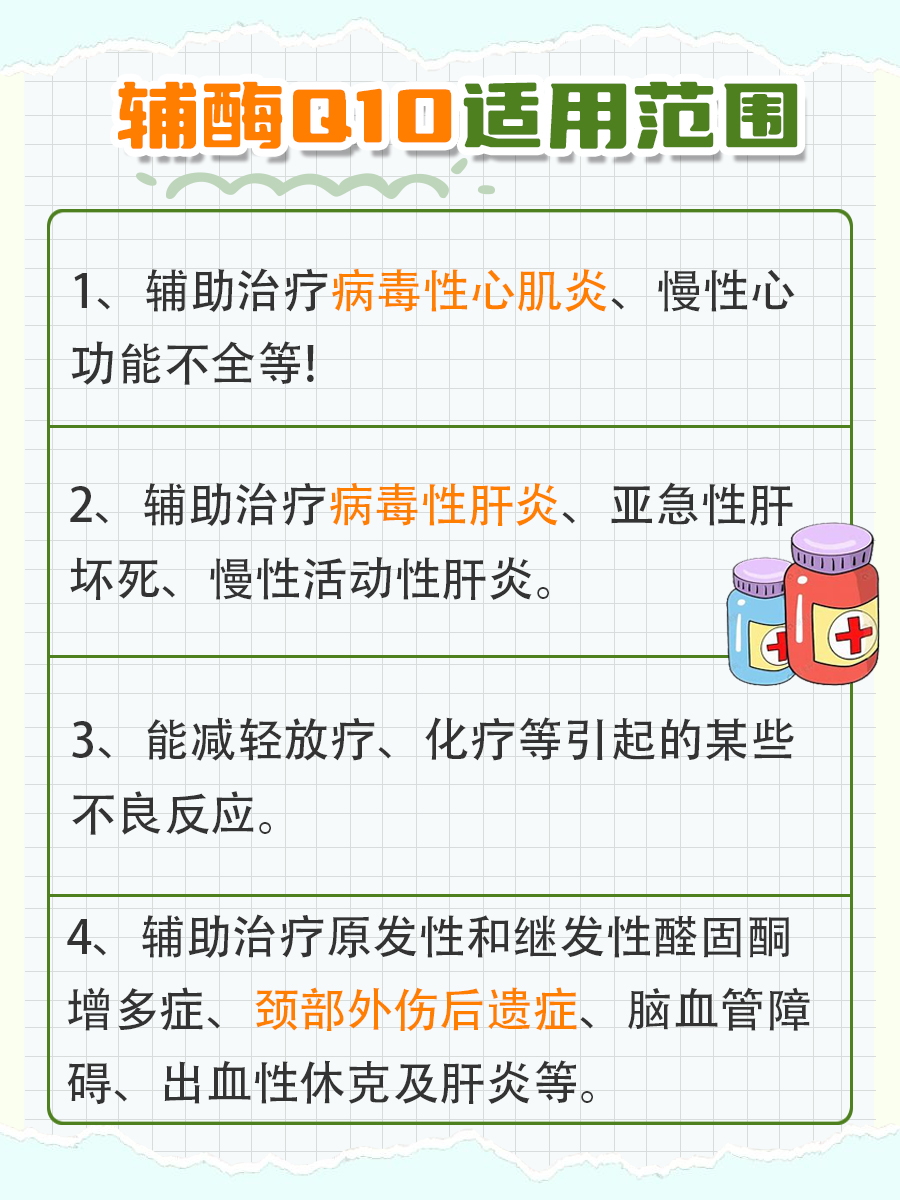 医生解答：辅酶Q10的危害和禁忌