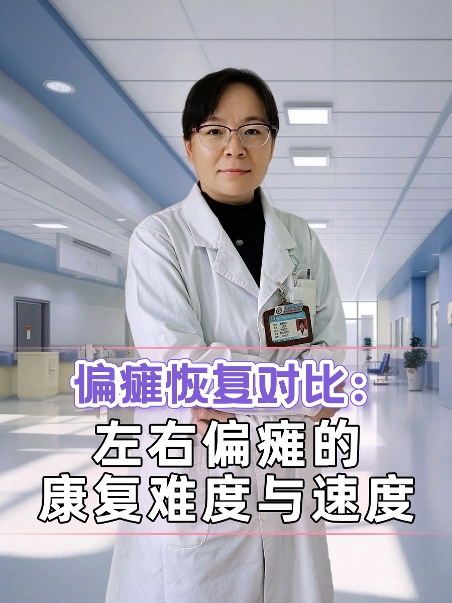 偏瘫恢复对比：左右偏瘫的康复难度与速度