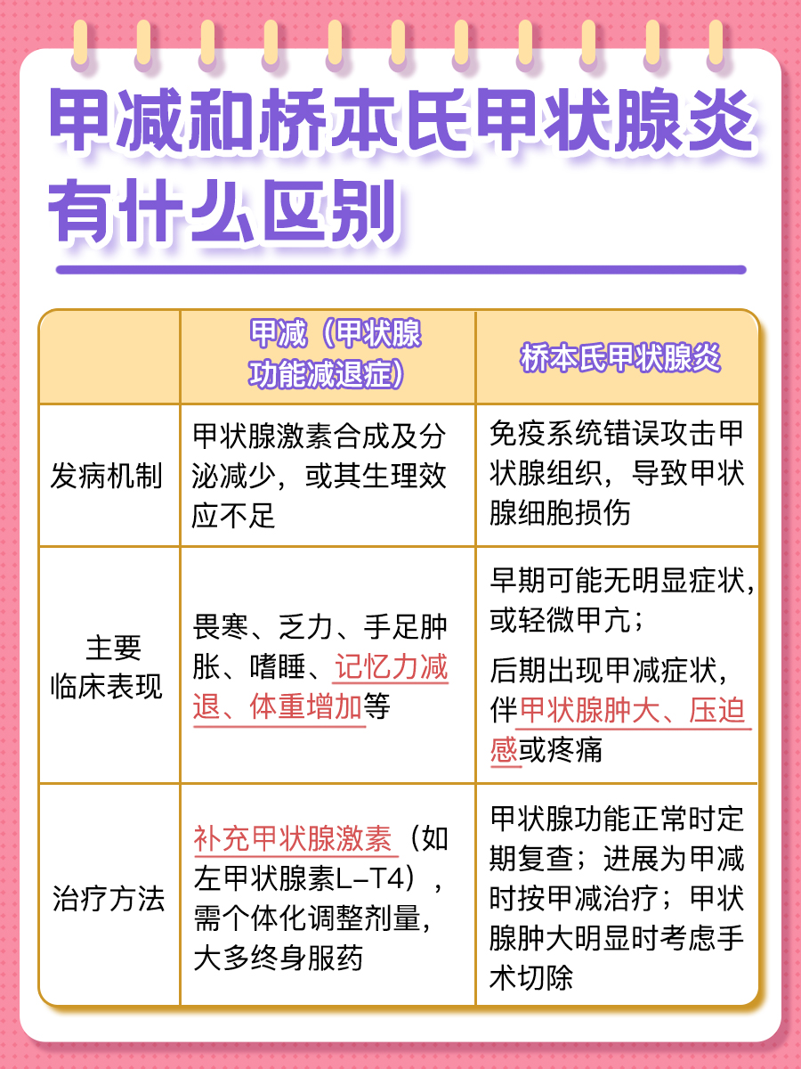 医生带你了解:甲减和桥本氏甲状腺炎有什么区别