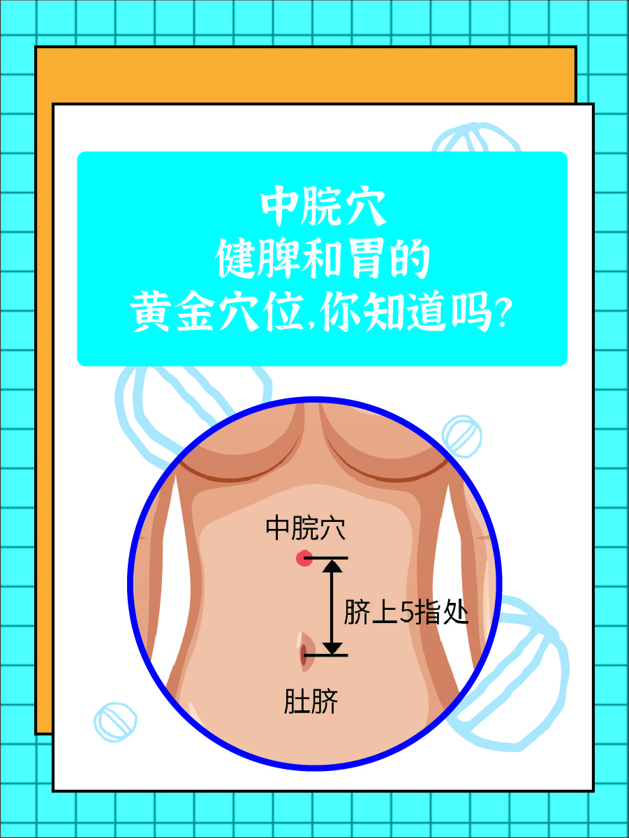 中脘穴：健脾和胃的黄金穴位，你知道吗？