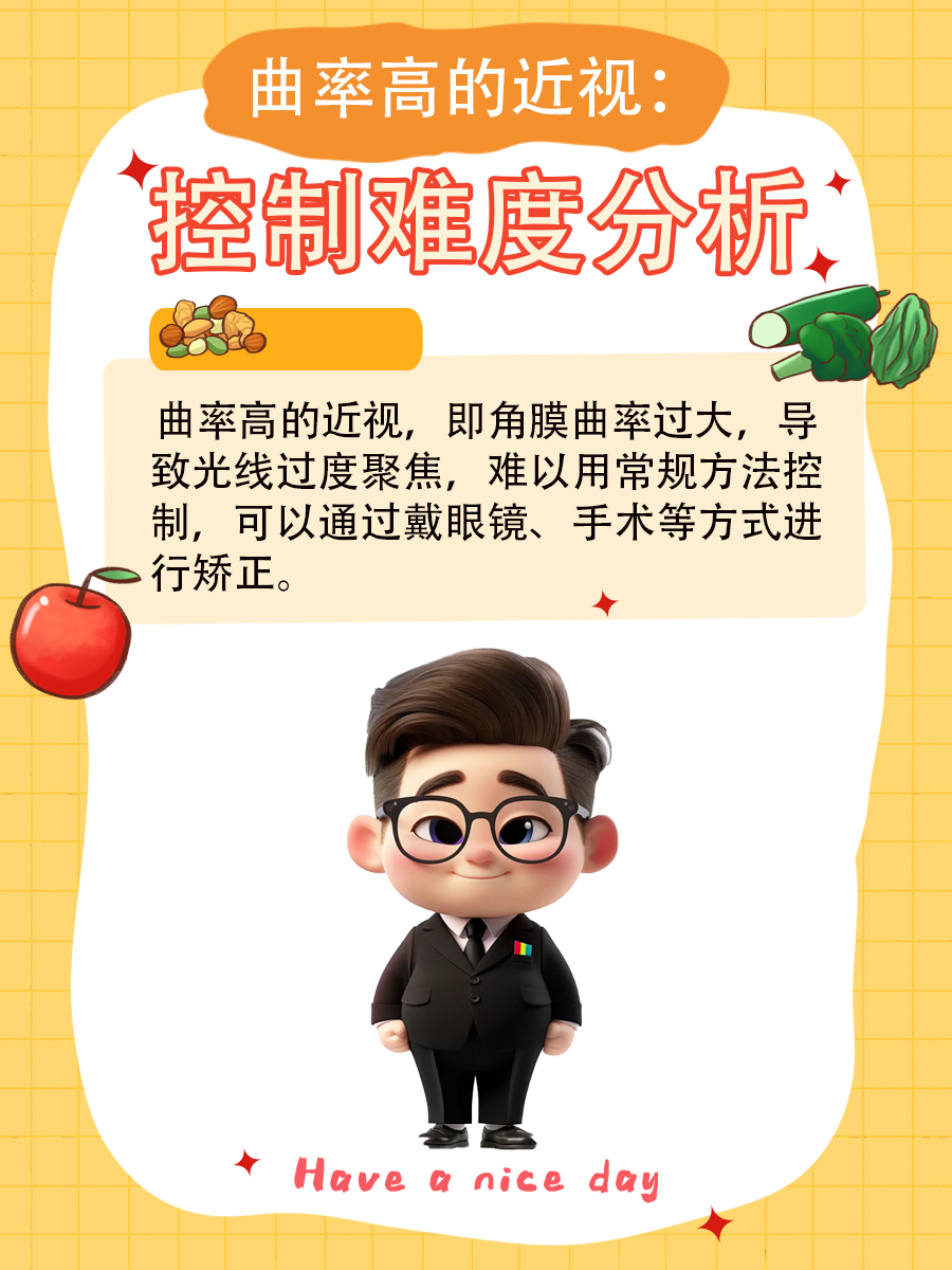 曲率高的近视：控制难度分析