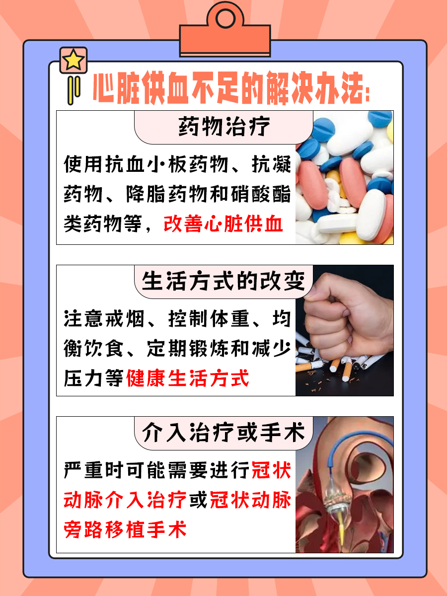 心脏供血不足，原因与对策全解析！