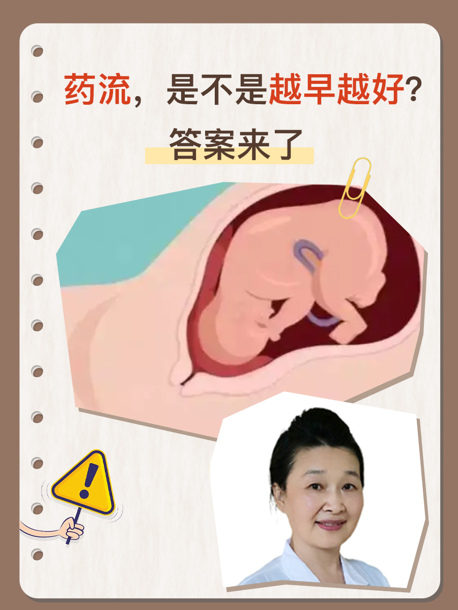 药流,是不是越早越好?答案来了