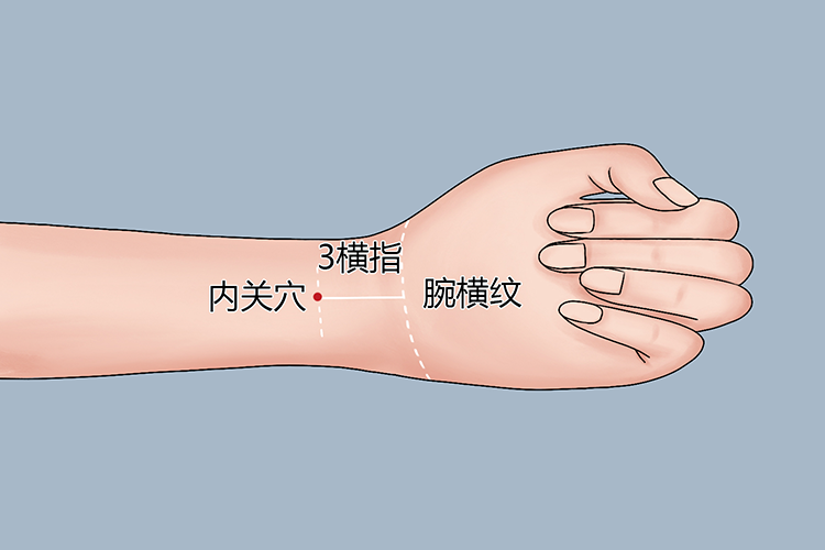 内关穴准确位置图