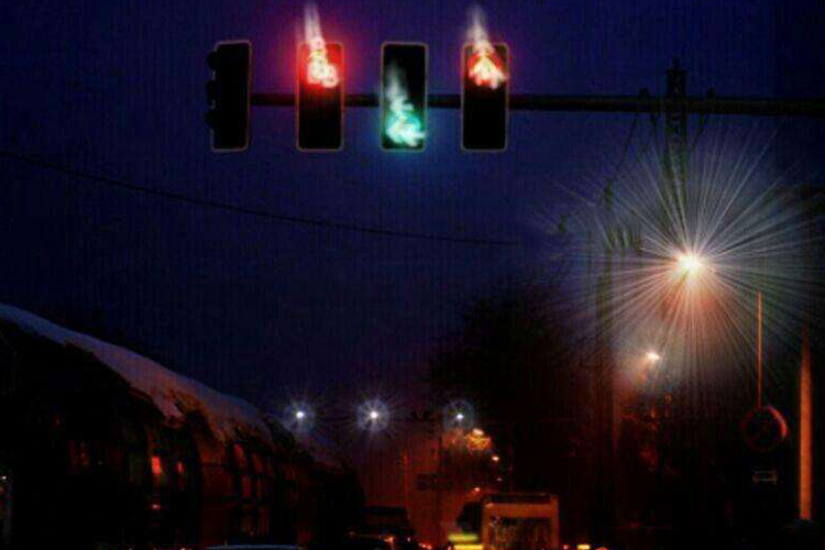 散光看红绿灯重影模糊图 散光看红绿灯重影模糊图