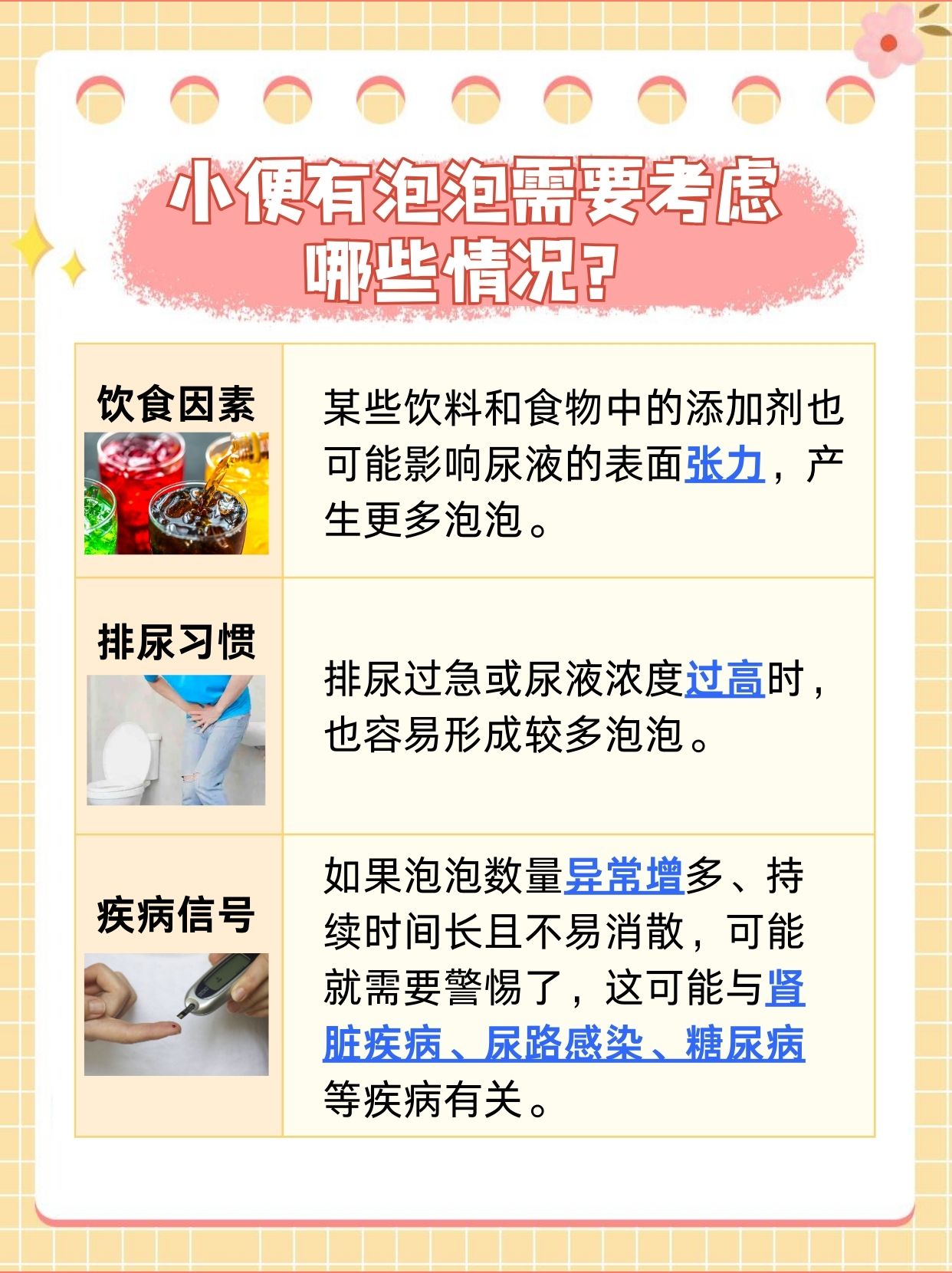小便泡泡小疑惑,健康大讲究!