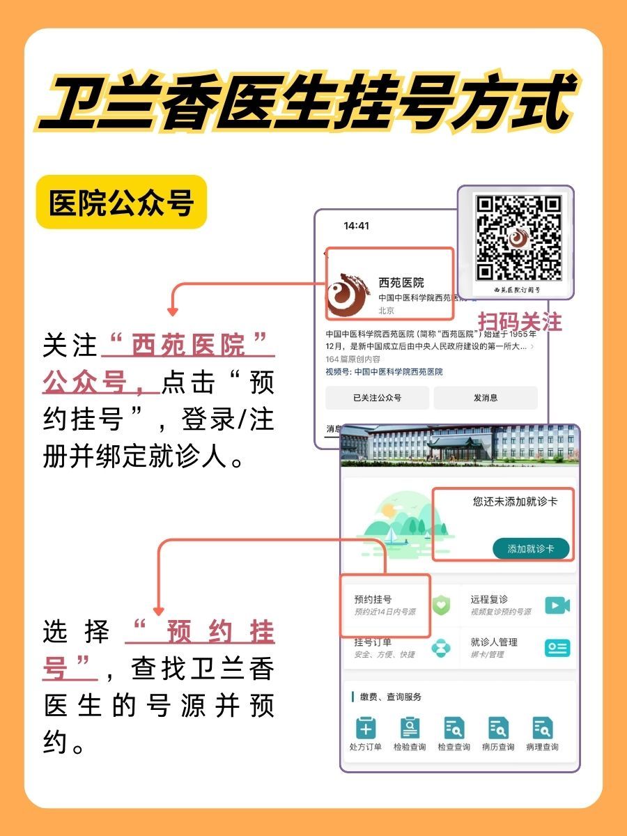 北京西苑医院卫兰香医生怎么样？怎么挂号？