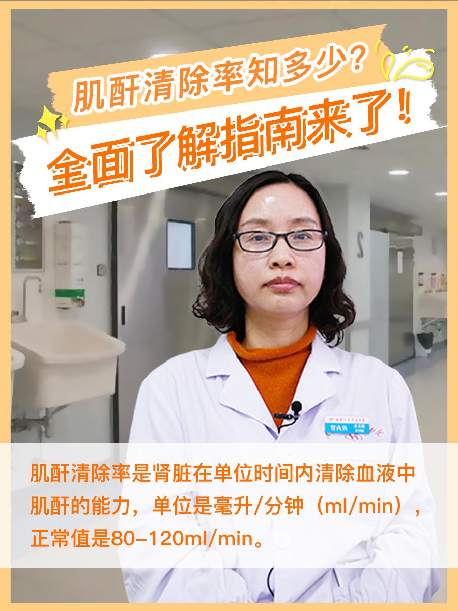 肌酐清除率知多少？全面了解指南来了！