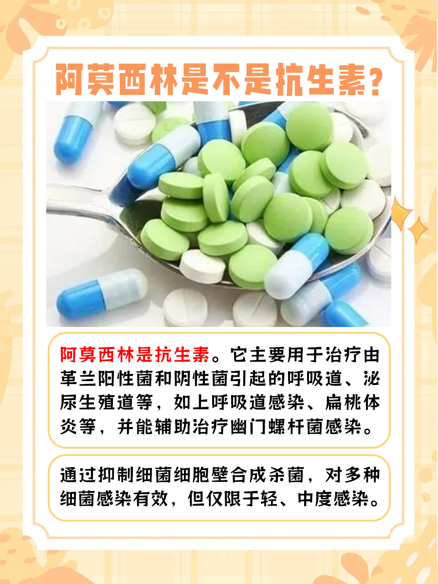 阿莫西林是不是抗生素？一文解析