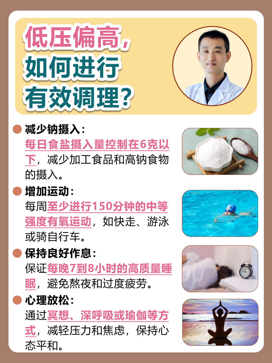 低压偏高，如何进行有效调理？