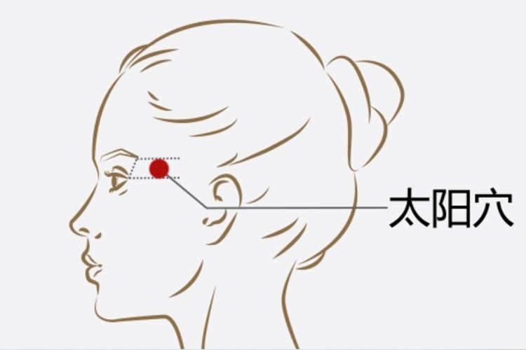 太阳穴位置图