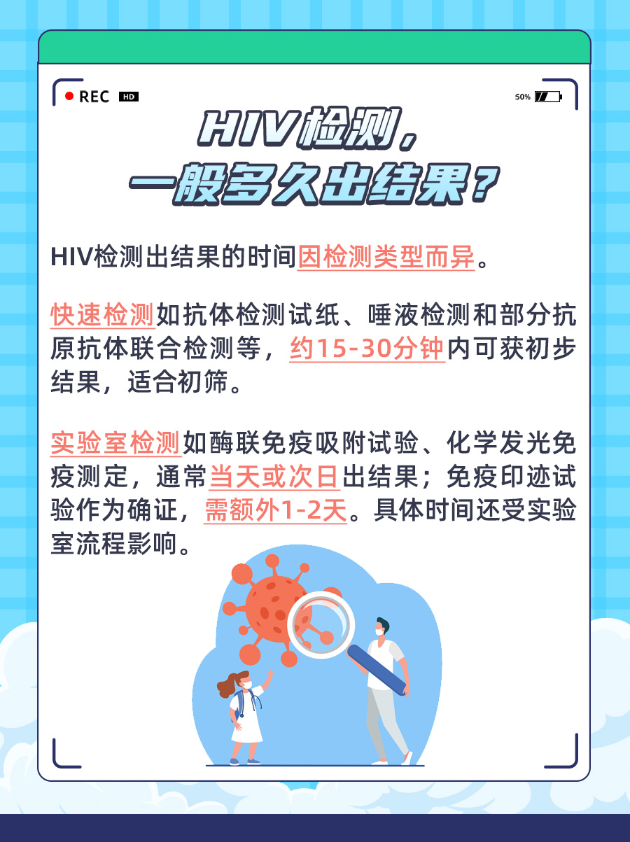 HIV检测多久出结果?一文讲清!