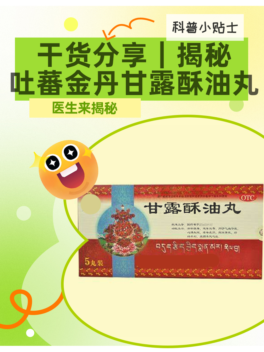干货分享｜揭秘吐蕃金丹甘露酥油丸