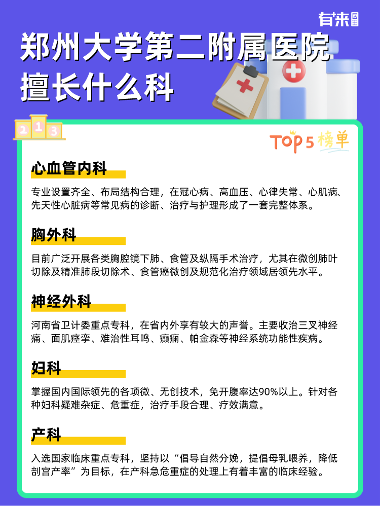 郑州大学第二附属医院擅长什么科